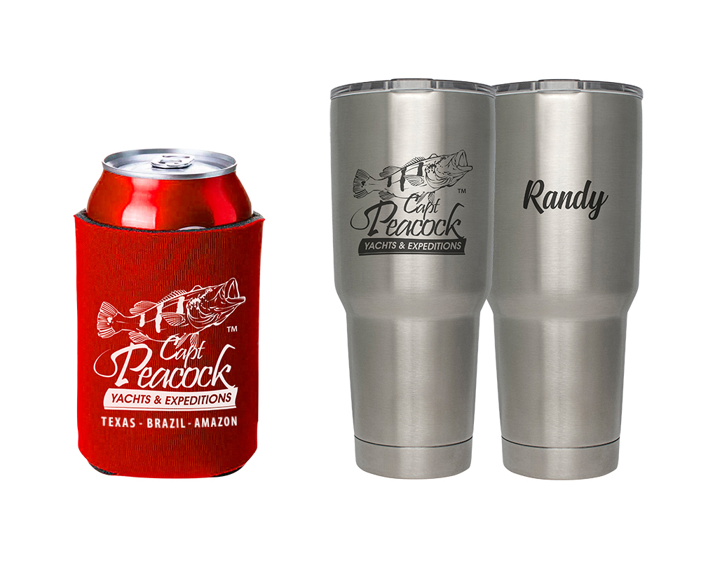Koozie & Tumbler – Capt. Peacock Yachts & Expeditions Inc.
